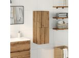Syfax™ Mobile Pensile Bagno Rovere Artigianale 30X30X80Cm Truciolato