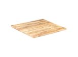 Syfax™ Piano Tavolo In Legno Massello Di Mango 25-27 Mm 80X80 Cm