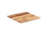 Syfax™ Piano Tavolo In Legno Massello Di Acacia 25-27 Mm 70X70 Cm
