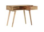 Syfax™ Tavolo Consolle 90X45X75 Cm In Legno Massello Di Mango