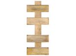 Syfax™ Portariviste A Parete 30X11X72 Cm In Legno Massello Di Mango