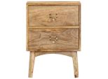 Syfax™ Comodino 40X35X55 Cm In Legno Massello Di Mango