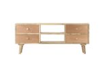 Syfax™ Mobile Porta Tv 110X30X45 Cm In Legno Massello Di Mango