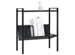 Syfax™ Scaffale Libri 2 Ripiani Nero 52X28X59 Cm Legno Multistrato