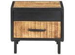 Syfax™ Comodino 40X40X35 Cm In Legno Di Mango Grezzo