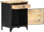 Syfax™ Comodino 40X30X50 Cm In Legno Massello Di Mango