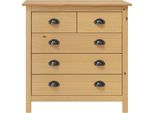 Syfax™ Credenza Hill 79X40X80 Cm Legno Massello Di Pino