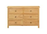 Syfax™ Cassettiera 105X33,5X73 Cm In Legno Massello Di Rovere