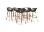 Syfax™ Set Da Bar 7 Pz Bianco E Grigio