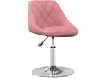 Syfax™ Sedie Da Pranzo Girevoli 6 Pz Rosa In Velluto