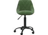 Syfax™ Sedia Da Ufficio Verde Scuro In Velluto