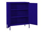 Syfax™ Armadietto Blu Marino 80X35X101,5 Cm In Acciaio