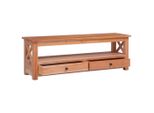 Syfax™ Mobile Porta Tv 115X30X40 Cm In Legno Massello Di Mogano