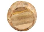 Syfax™ Sgabello A Forma Di Tamburo In Legno Massello Di Mango