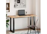 Syfax™ Piano Scrivania Non Trattato 120X60X2Cm Legno Massello Acacia