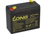 Batteria Kung Long WP7-6S 6V 7Ah Agm Al Piombo Senza Manutenzione 6Volt