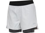 Newline 2In1 Running Shorts Damen Oyster Mushroom Xs