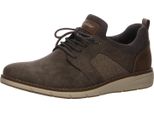 Rieker Scarpe Da Uomo Stringate/ Scarpe Basse Verde Scuro-Grigio Misto Tessile-Sinteticotaglia:40