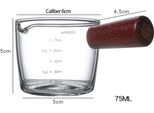 Tazza In Vetro Smerigliato, Misurino In Vetro Con Manico, Scala Trasparente, Tazza Da Forno Per Latte – Accessori Da Cucina