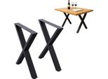 Dandibo 2X Gambe Del Tavolo In Metallo Nero 60 X 72 Cm Telaio Del Tavolo Regolabile In Altezza 96665 Gambe Del Tavolo Gambe Del Mobile Gambe Del Tavolo Gambe Del Tavolo Da Pranzo
