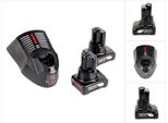 Bosch Basis Set 12 V Con 2X Batterie Gba 12 V 6,0 Ah + Caricatore Gal 1230 Cv 12 V