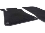 Tappetini Per Mercedes Classe C W205 S205 Amg Velours In Qualità Originale Tappetini 2 Pezzi, Nero