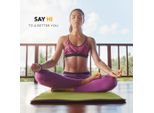 Tresko Tappetino Yoga Tappetino Fitness Tappetino Ginnastica Pilates 185X60X1,0Cm Viola