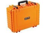 B&W Outdoor Case 6000 Con Sistema Divisorio Arancione