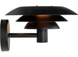 Applique Da Esterno, Applique Da Esterno In Metallo, Lampada Da Esterno, Applique Led, Lampada Da Esterno, Illuminazione Da Esterno DL25 Nero