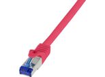 Logilink Professional C6A054S Cavo Patch Logilink Ultraflex, Cat.6A, S/Ftp, 2,0 M, Rosso