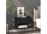 Maison Exclusive - Comodino Da Parete Nero