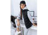 Gilet Trapuntato Donna Marin Nero S