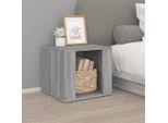 Maison Exclusive - Comodino Grigio Sonoma 41X40X36 Cm Materiale Ligneo