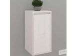 Maison Exclusive - Armadio A Muro Bianco 30X30X60 Cm In Legno Massello Di Pino