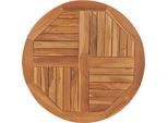 Syfax™ Piano Tavolo In Legno Massello Di Teak Rotondo 2,5 Cm 80 Cm