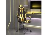 The Living Store Sedia Da Gioco In Ecopelle Nera E Dorata