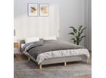The Living Store Coperta Pesata Con Rivestimento Grigio 138X200 Cm 10 Kg Tessuto