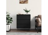 Maison Exclusive - Credenza Nera 60X35X70 Cm Materiale Ligneo