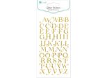 Stickers Glitter - Dpcraft - Alfabeto 50 Pz