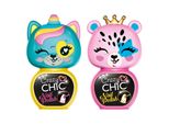 Clementoni Crazy Chic Smalto Per Unghie Giallo Rosa, 2 Pz.
