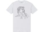 Apoh - Maglietta "Michelangelo"" Per Uomo/Donna Unisex PN476 (3XL) (Bianco)"