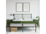 Maison Exclusive - Comodini 2 Pz. Verde Oliva 36X39X50,5 Cm Acciaio