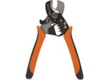 Pinza Spelafili E Taglierina Con Blocco Di Sicurezza – Pinza Spelafili Per Awg 10 8 4 / 2,6–5,2 Mm – Diametro Di Taglio Fino A 17 Mm – Lame In Acciaio Legato – Impugnatura Ergonomica – Unità Di Vendita: 1 Pezzo [10128]
