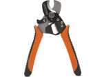 Pinza Spelafili E Tagliafili Con Blocco Di Sicurezza – Pinza Spelafili Per Awg 20–10 / 0,8–2,6 Mm – Diametro Di Taglio Fino A 17 Mm – Lame In Acciaio Legato – Impugnatura Ergonomica – Unità Di Vendita: 1 Pezzo [10129]