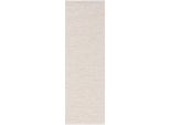 Tappeto In Cotone Ron Crema 80X250 Cm Runner Soggiorno Benuta
