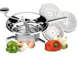 Colino In Acciaio Inox Lacor - 3 Dischi - Ø 18 Cm - Utensile Da Cucina Professionale