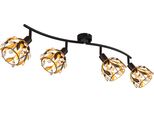 Globo Lighting|Faro In Metallo Nero Opaco, 4X E14