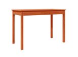 Syfax™ Tavolo Da Pranzo Marrone Cera 110X55X75 Cm Legno Massello Pino