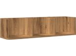 Syfax™ Mensola A Muro Cd Artigianale 75X18X18 Cm Legno Multistrato