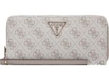 Portafoglio Lungo Da Donna Guess Laurel Ii Slg Large Zip Around (Swsg) Logo Tortora Scuro